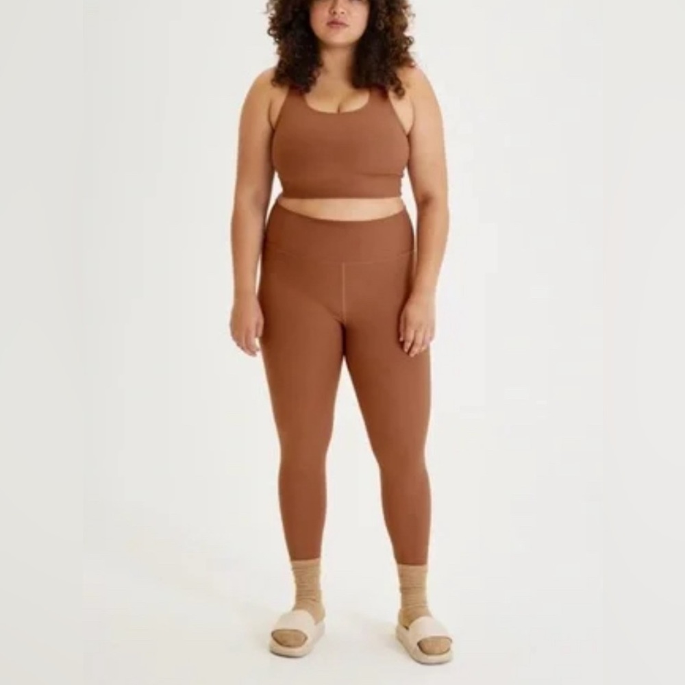 NWOT Girlfriend Collective Rye RIB High-Rise Legging